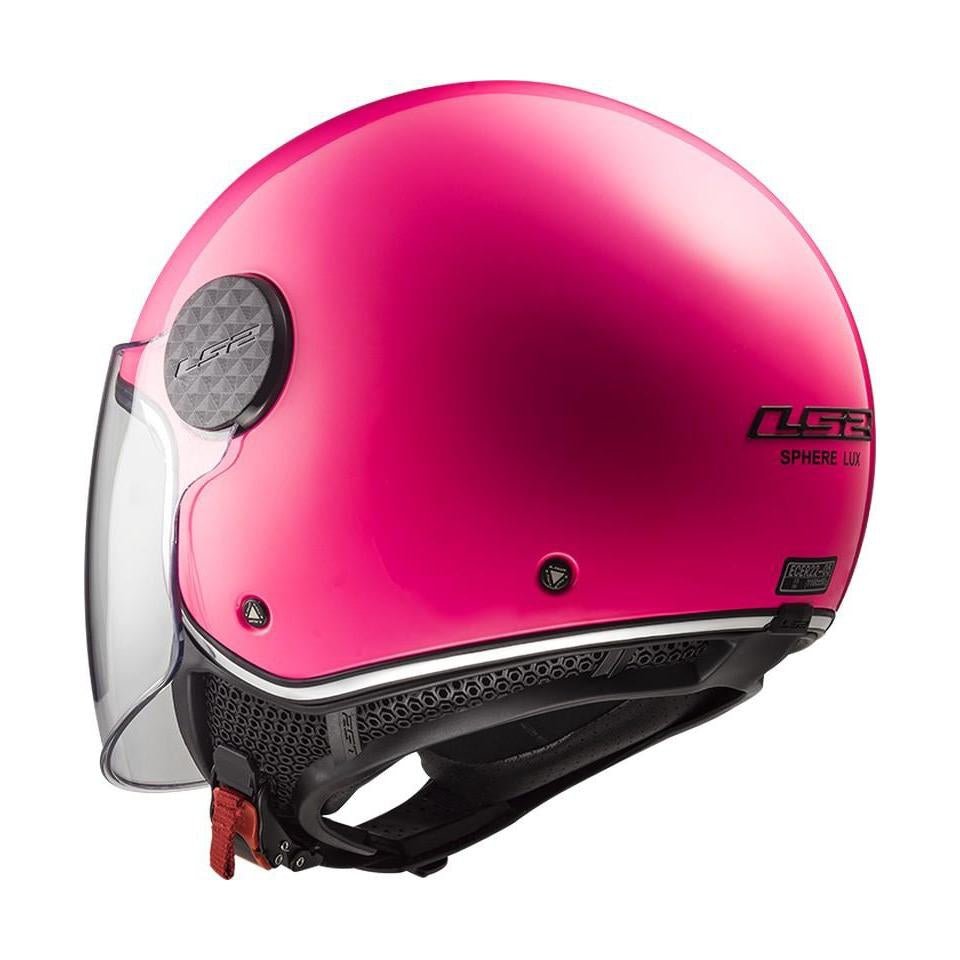 CASCO ABIERTO LS2 SPHERE LUX SOLID ROSA FLUO OF558 S