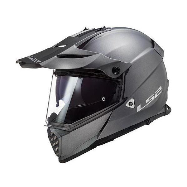 CASCO CROSS CITY LS2 PIONEER EVO SOLID TITANIUM MX436 M