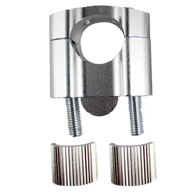 EXTENSION DE MANUBRIO ALUMINIO PLATA