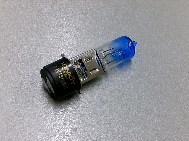 FOCO FARO HALOGENO ENTRADA BOMBILLO 18W PUNTA AZUL