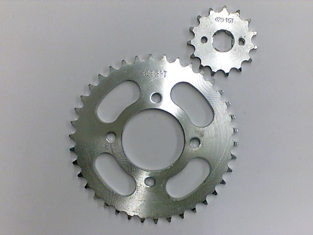 ENGRANE JSMX DEL/TRAS SUZUKI GN125/DINAMO UTILITARIA/U2/U4(38-428)