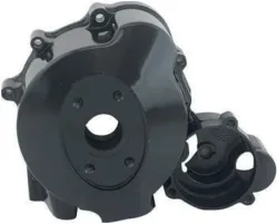 TAPA DE CARTER IZQUIERDA NEGRA COMPLETO FT-125 / FT-150 / KURAZAI CLASSIC 125 / DELIVERY MAX 2011-2012