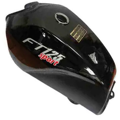 TANQUE GASOLINA ALESSIA NEGROROJO FT125 CLASICA / KURAZAI CLASSIC 125