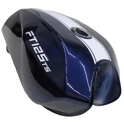 TANQUE GASOLINA ALESSIA FT125TS 1618 AZUL/BLANCO