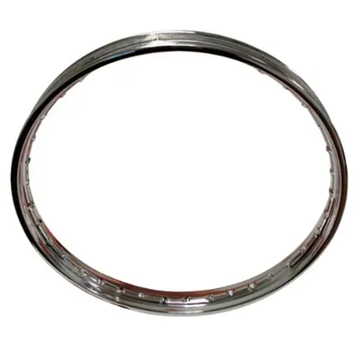 ARO DE RIN 1.40X18 CROMADO DT-125 DELIVERY 17-20 / DT-150 DELIVERY 17-20 / FT-125 DELIVERY 14-16 / FT-125 PLATA 17 / FT-125 ROJA 16-18 / FT-150 DELIVERY 15-18 / FORZA-150 06-07 / FT-110  10-16 / FT-150G  16-18 / CG-125  / CGL-150 / CGL-125