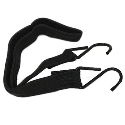 CUERDA ELASTICA ALESSIA NEGRA 60 CM EXTERIOR: 100%  POLIPROPILENO INTERIOR: 100% ELASTANO