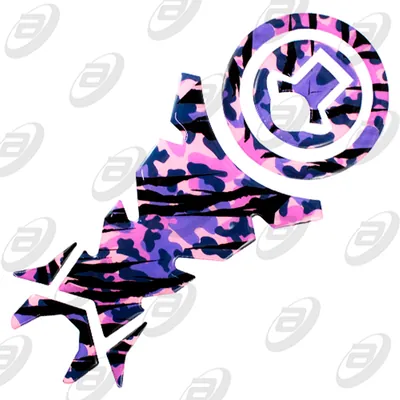 PROTECTOR TANQUE STICKER DE GOMA MORADO UNIVERSAL