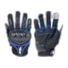 GUANTE IRON RACING TACTIL TOUCH NAVEGADOR AZUL TALLA XL
