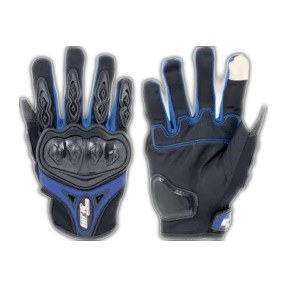 GUANTE IRON RACING TACTIL TOUCH NAVEGADOR AZUL TALLA XXL