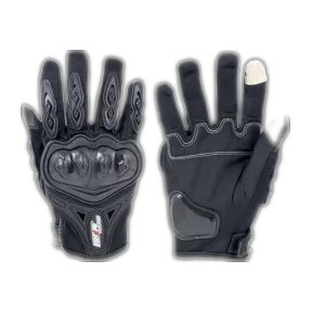 GUANTE IRON RACING TACTIL TOUCH NAVEGADOR NEGRO TALLA M