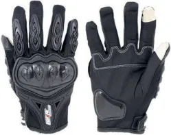 GUANTE IRON RACING TACTIL TOUCH NAVEGADOR NEGRO TALLA L