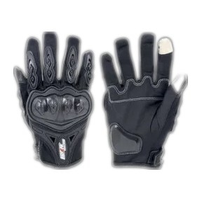 GUANTE IRON RACING TACTIL TOUCH NAVEGADOR NEGRO TALLA L