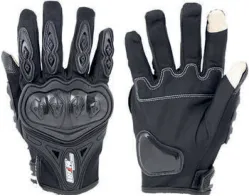 GUANTE IRON RACING TACTIL TOUCH NAVEGADOR NEGRO TALLA XXL