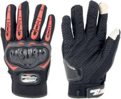 GUANTE IRON RACING TACTIL TOUCH PHOENIX ROJO TALLA XXL