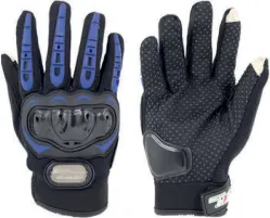 GUANTE IRON RACING TACTIL TOUCH PHOENIX AZUL TALLA XXL