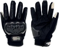 GUANTE IRON RACING TACTIL TOUCH PHOENIX NEGRO TALLA XL