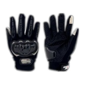 GUANTE IRON RACING TACTIL TOUCH PHOENIX NEGRO TALLA XXL