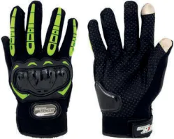 GUANTE IRON RACING TACTIL TOUCH PHOENIX VERDE TALLA L