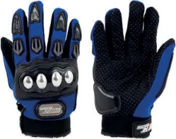 GUANTE IRON RACING HERO AZUL TALLA L