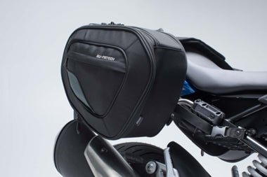 BLAZE H SADDLEBAG SET BLACK GREY BMW G310 R 16