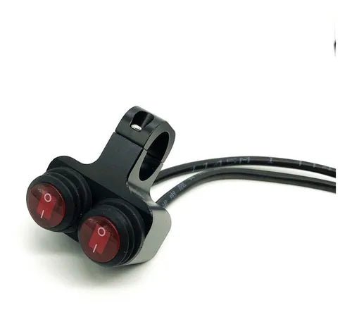 SWITCH DOBLE SERCOMOTO 22MM 7/8 MOTOCICLETA BMW HONDA KTM