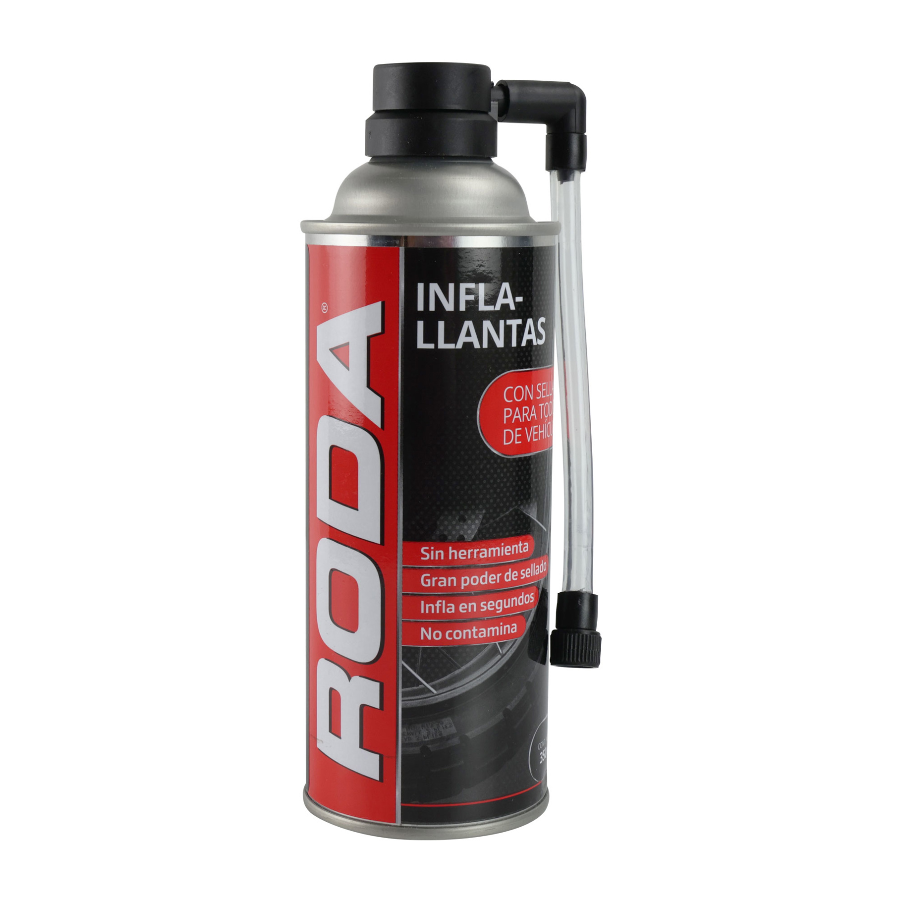INFLA LLANTAS C/SELLADOR RODA 350G