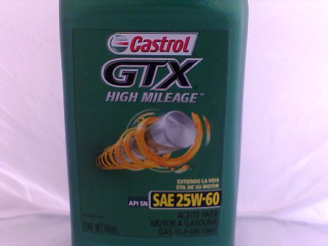 ACEITE CASTROL GTX 25W60 ALTO KILOMETRAJE