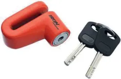 CANDADO MASUDA ANTIRROBO PARA DISCO NARANJA