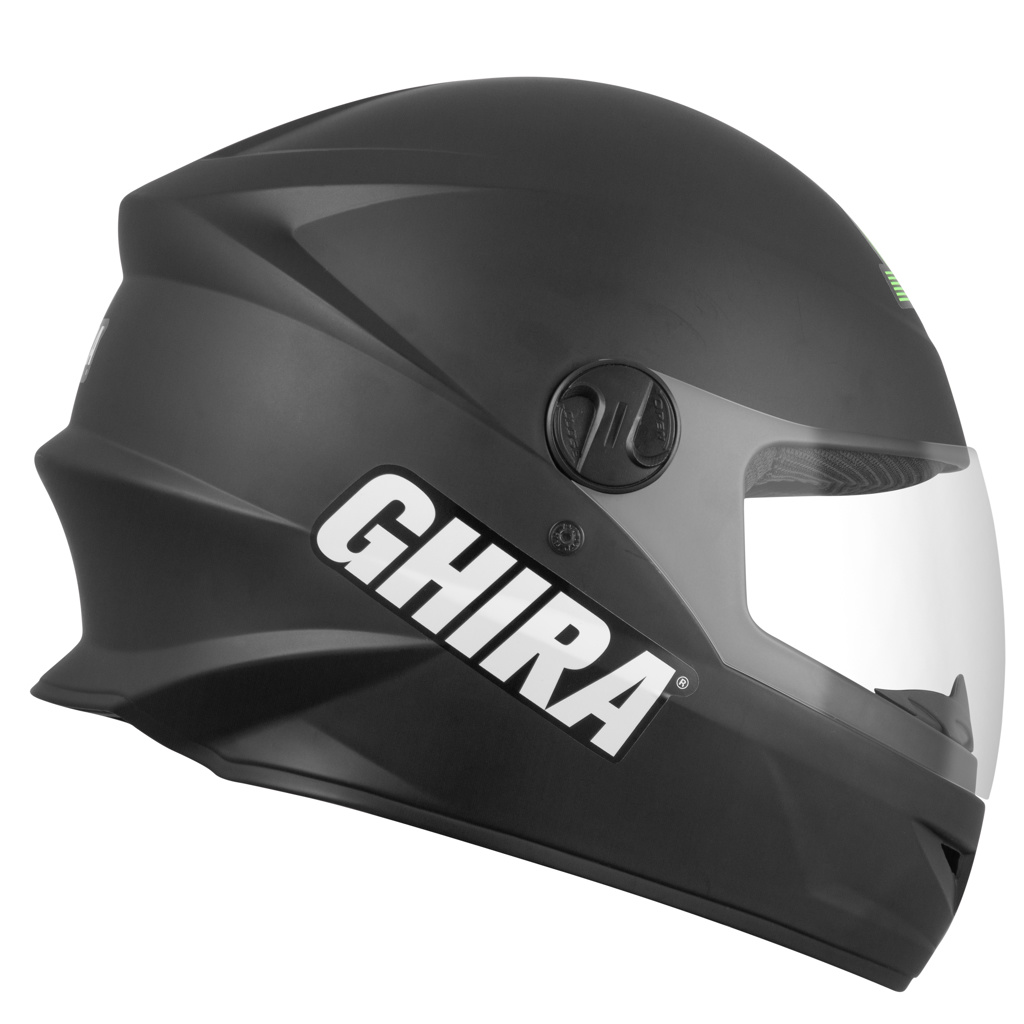 CASCO GHIRA GH1100 S NEGRO MATE CERRADO