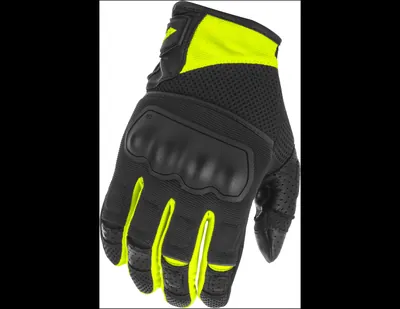 FLY RACING COOLPRO FORCE GLOVES BLACK/HI-VIS XL
