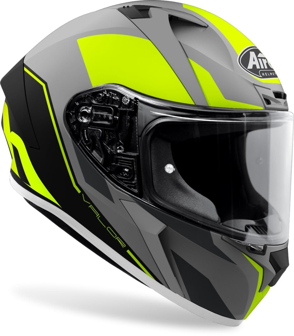 CASCO AIROH HELMET VALOR WINGS YELLOW MATT L
