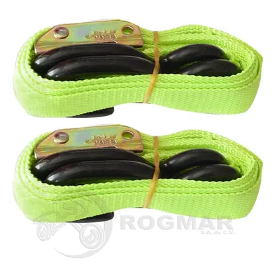 TIE-DOWN AMARILLO FLUORESCENTE (JUEGO) TWN