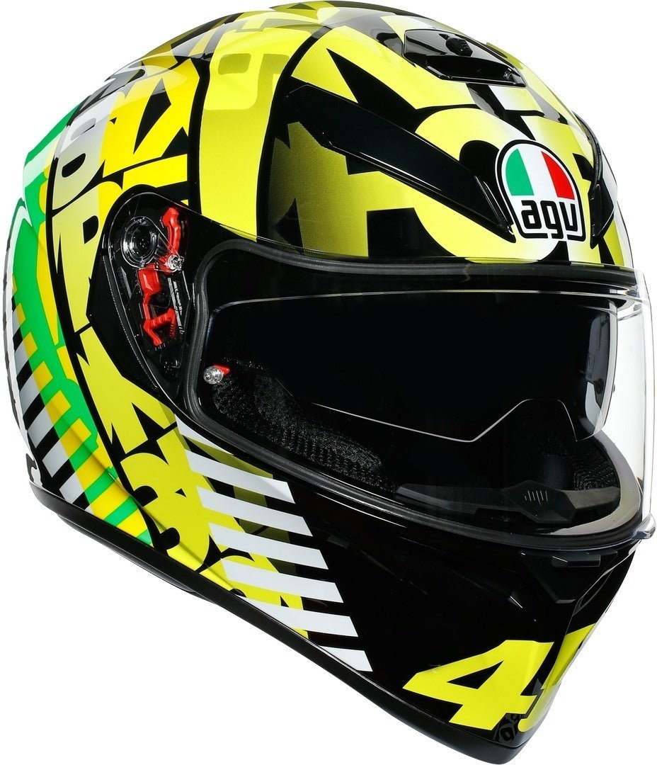 CASCO CERRADO AGV K-3 SV E2205 TOP TRIBE 46 M/L AMARILLO