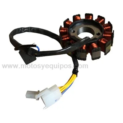 ESTATOR PROMOTO 12 BOBINAS GTS175 MOTONETA TRIFASICO