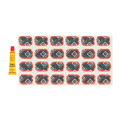 PARCHES 35X24 MM RECTANGULAR 24 PZAS