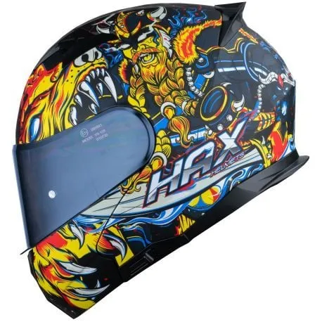 CASCO AMATISTA RAGNAROK NEGRO / VERDE BRILLANTE M HAX