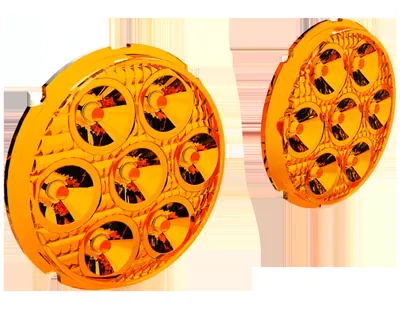 DENALI TRIPTIC LENS KIT FOR D7 LED LIGHTS AMBER