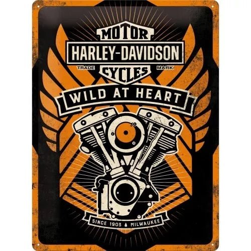 CARTEL 30 X 40 HARLEY WILD AT HEART
