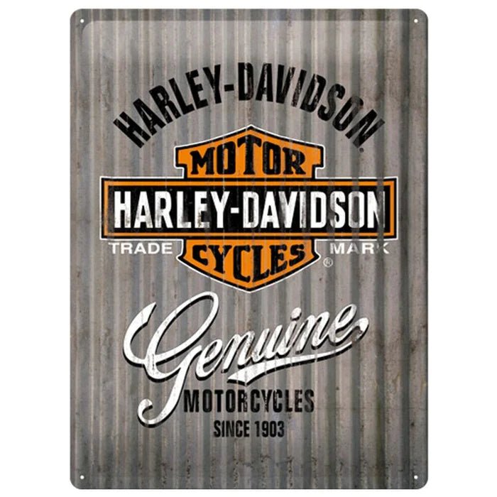 CARTEL 30X40 HARLEY METAL WALL