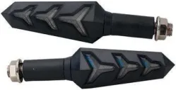 DIRECCIONAL IRON RACING LED UNIVERSAL BI-COLOR RUNNING IR0566 AMARILLO