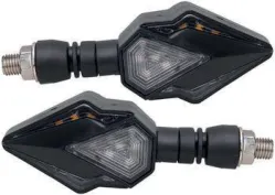 DIRECCIONAL IRON RACING LED BI-COLOR AMARILLO/BLANCO