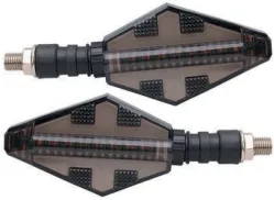 DIRECCIONAL IRON RACING LED BI-COLOR AMARILLO/BLANCO