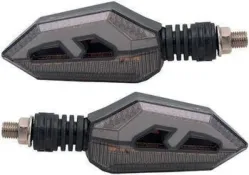 DIRECCIONAL IRON RACING LED BI-COLOR AMARILLO/BLANCO