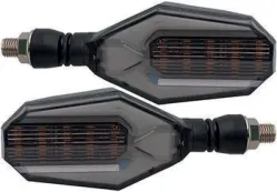 DIRECCIONAL IRON RACING LED BI-COLOR AMARILLO/BLANCO