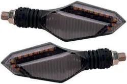DIRECCIONAL IRON RACING LED BI-COLOR AMARILLO/BLANCO