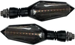 DIRECCIONAL IRON RACING LED BI-COLOR AMARILLO/BLANCO