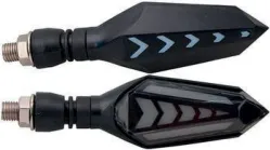 DIRECCIONAL IRON RACING LED BI-COLOR AMARILLO/BLANCO