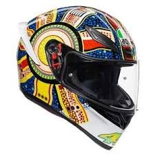 CASCO CERRADO AGV K-1 E2205 TOP-DREAMTIME M/L BCO/NJA/AZL