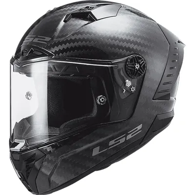 CASCO CERRADO LS2 THUNDER C SOLID L CARBON FF805