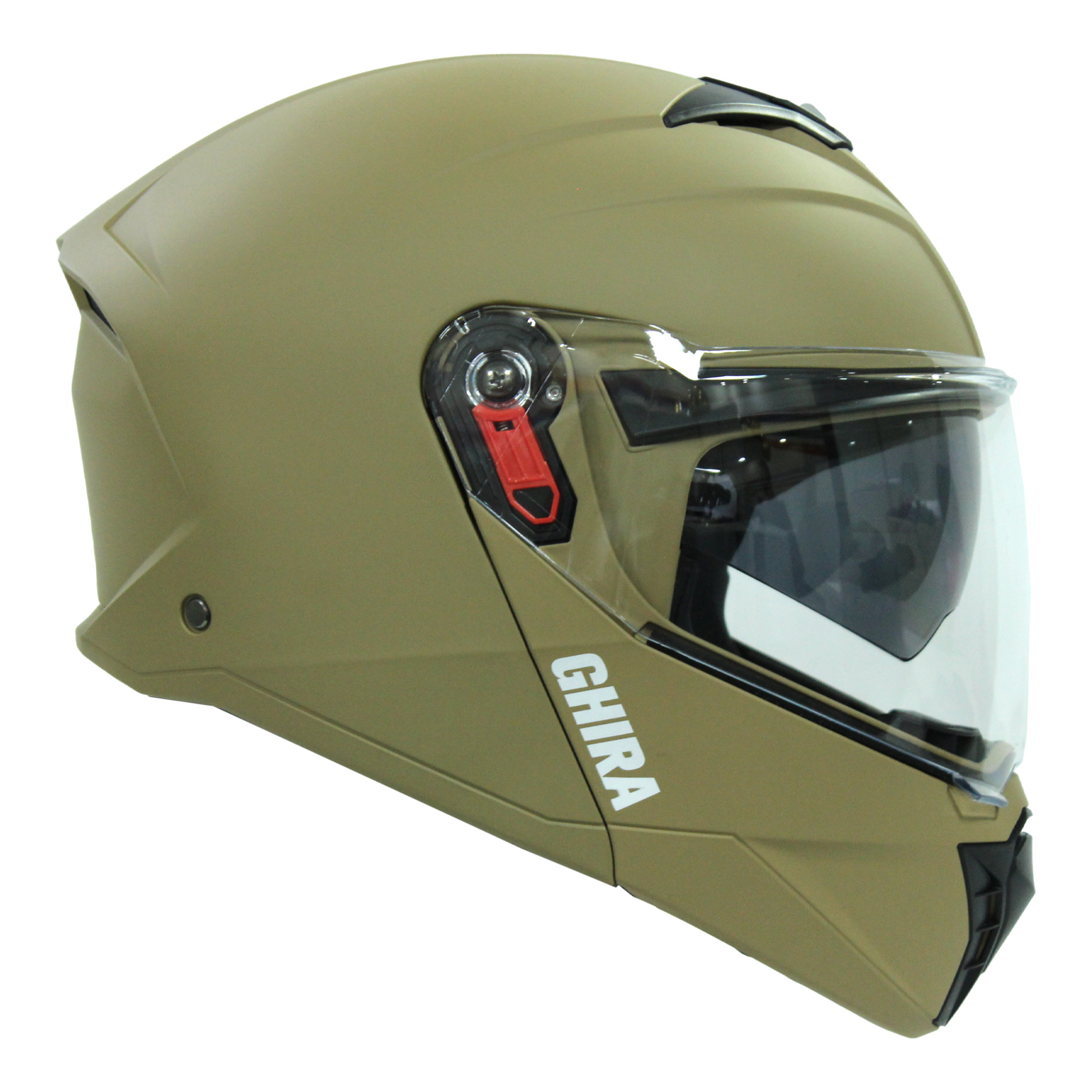 CASCO GHIRA GH1000PRO XL ARENA MATE MICA HUMO ABATIBLE SVS